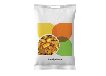 Multi-colour print on industrial packaging film